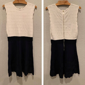 Ted Baker Polino Contrast Skirt Scallop Knit Dress (3)